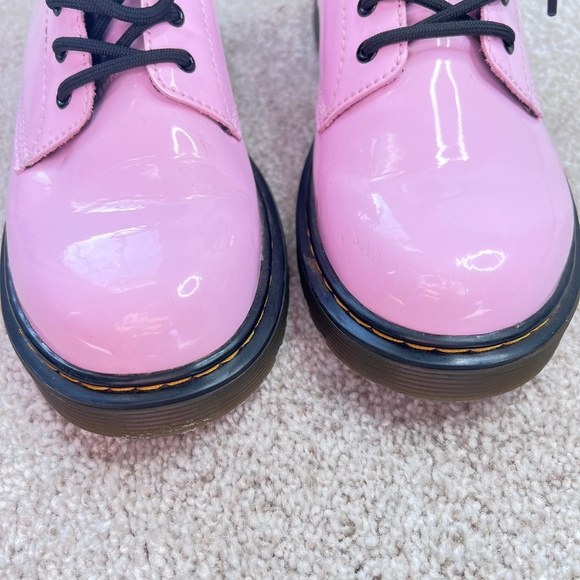 Dr. Martens 1460 Patent Leather Pink Lace Up Boots 36 5 - Picture 2 of 7